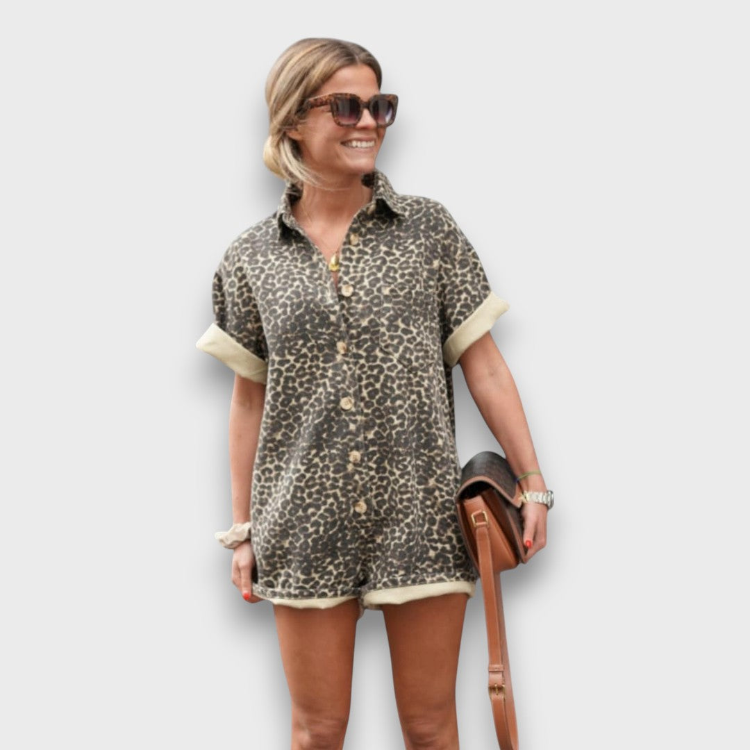 Nonette – Shirt Jumpsuit with Summer Character