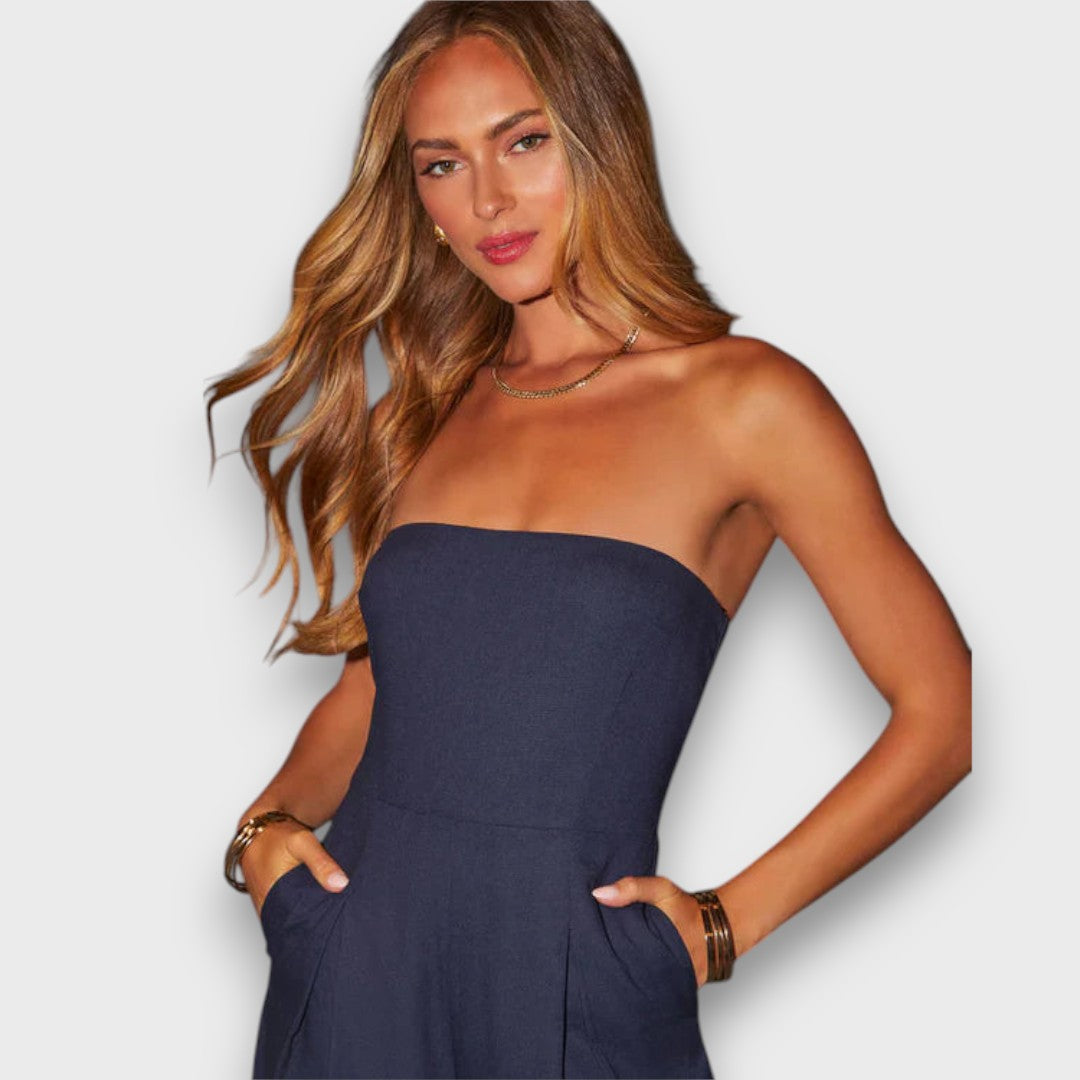 Louna – Elegant Bandeau Jumpsuit