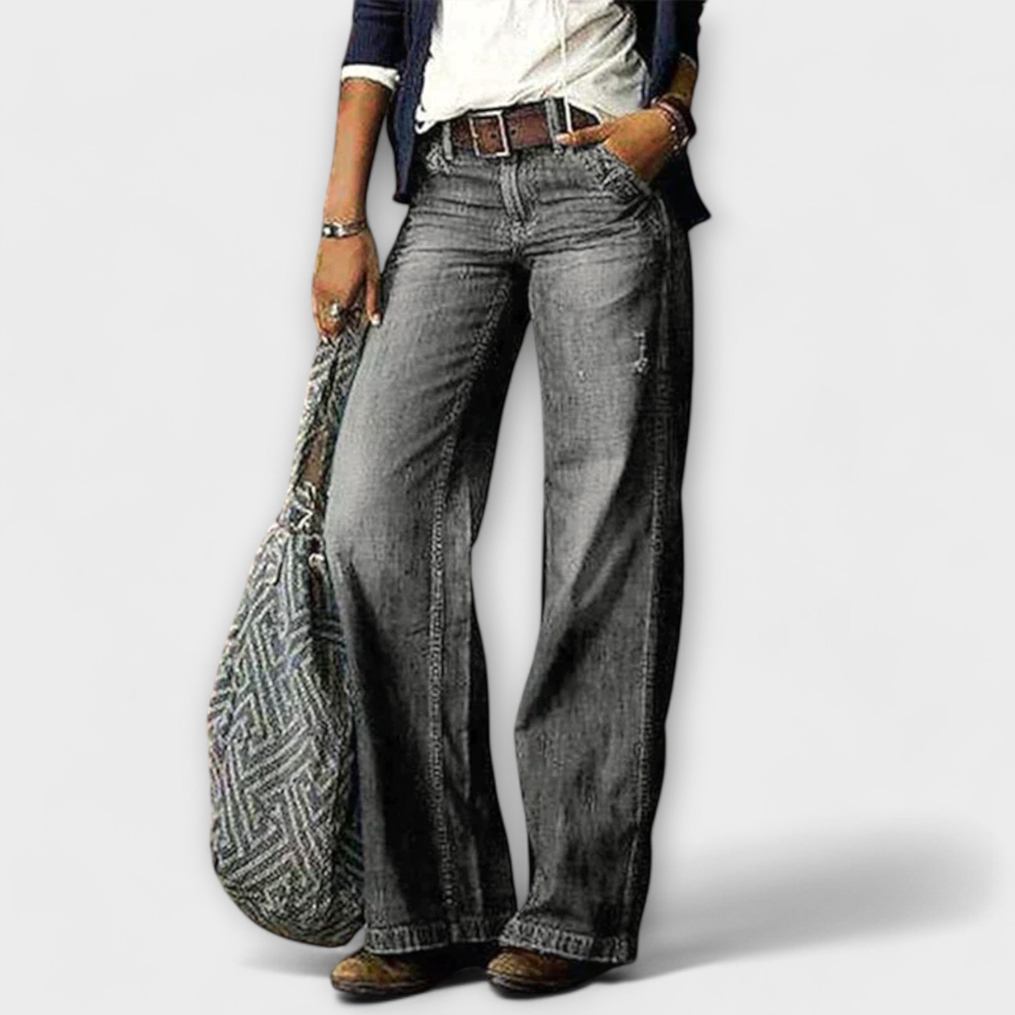 Neless – Wide Jeans with High Waist