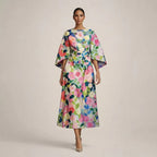 Moxlan | Elegant Floral Dress