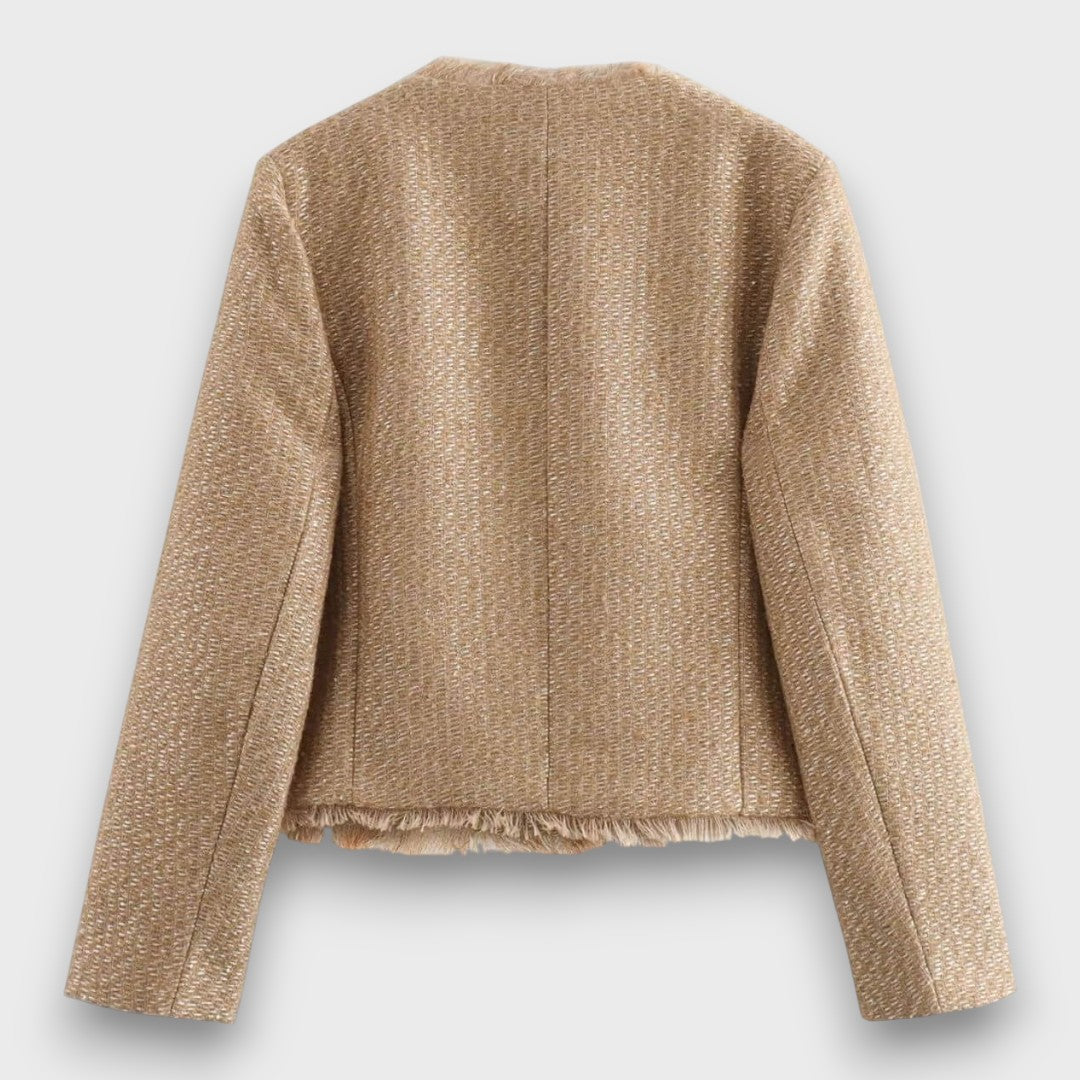 Gracia — Textured Tweed Jacket with Timeless Elegance