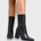 Lorviera – Classic brown heeled boots