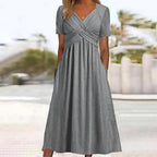 KATY | ELEGANT A-LINE MIDI DRESS