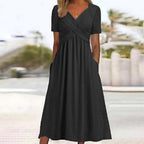 KATY | ELEGANT A-LINE MIDI DRESS