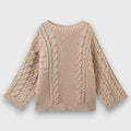 Knita – Chunky Knit Sweater with Cable Pattern