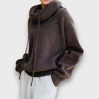 Marzia – Cozy Hooded Knit Sweater