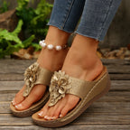NOAH - Flowers Wedges Slippers