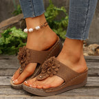 NOAH - Flowers Wedges Slippers
