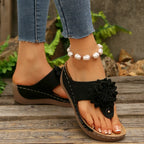 NOAH - Flowers Wedges Slippers