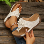 NOAH - Flowers Wedges Slippers