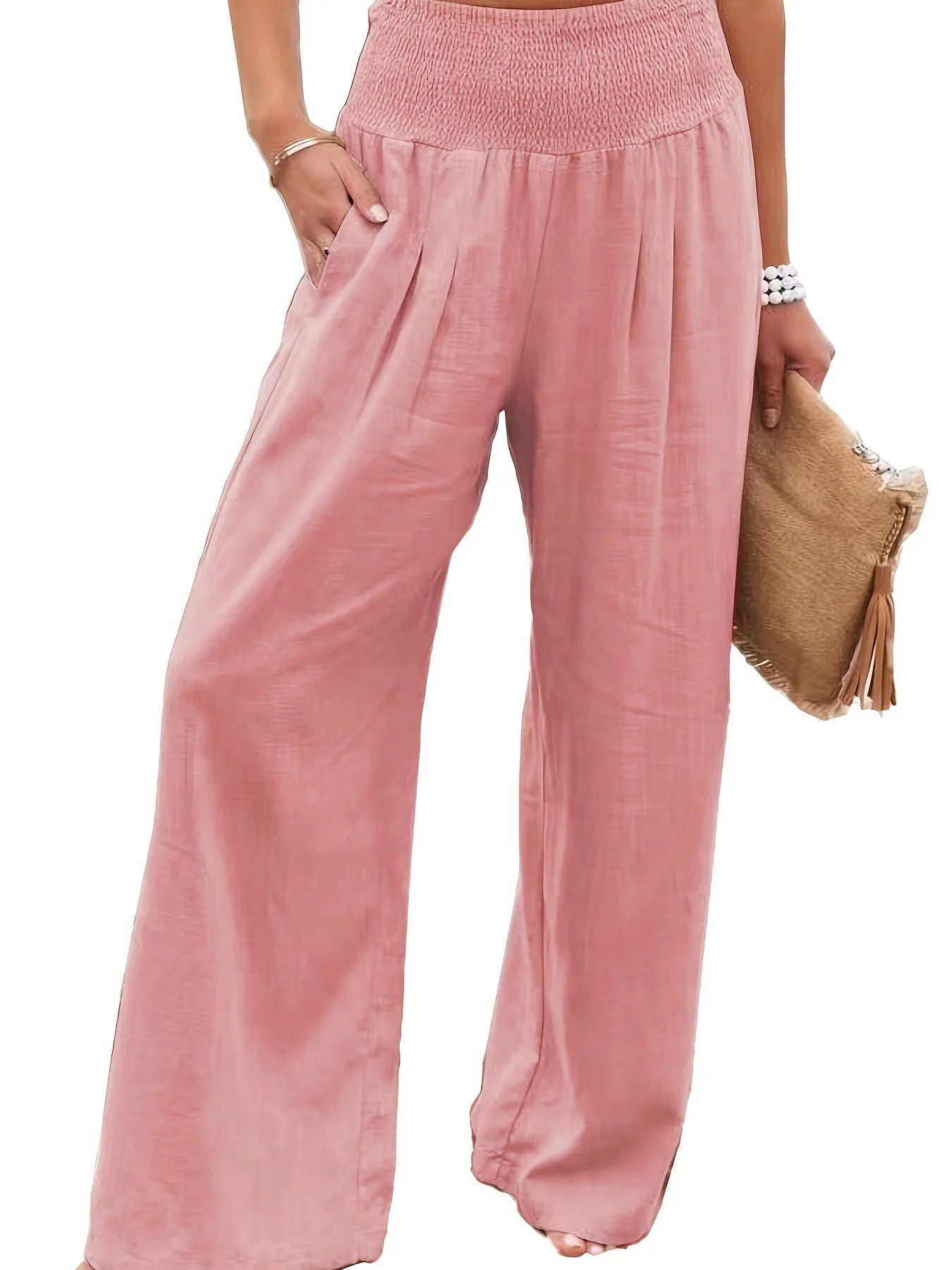 Daisy- Women's casual pants with drawstring