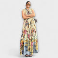Marienna – Maxi Dress with Artistic Pleats