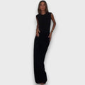 Anna – Sleeveless Jumpsuit with a Clear Line