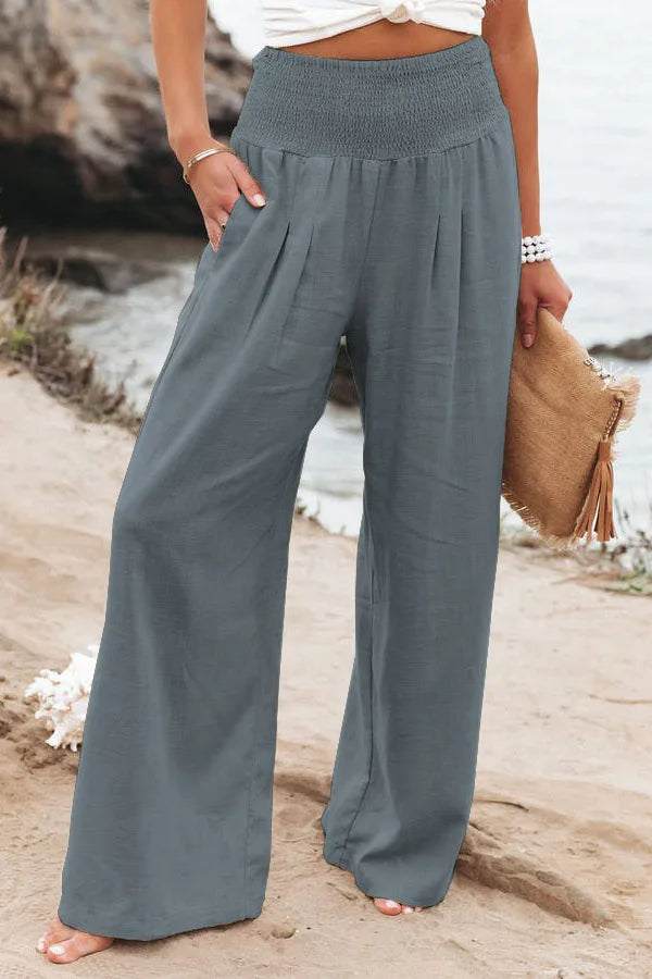 Daisy- Women's casual pants with drawstring