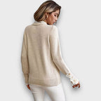 Layka – Elegant Lace-Detail Sweater