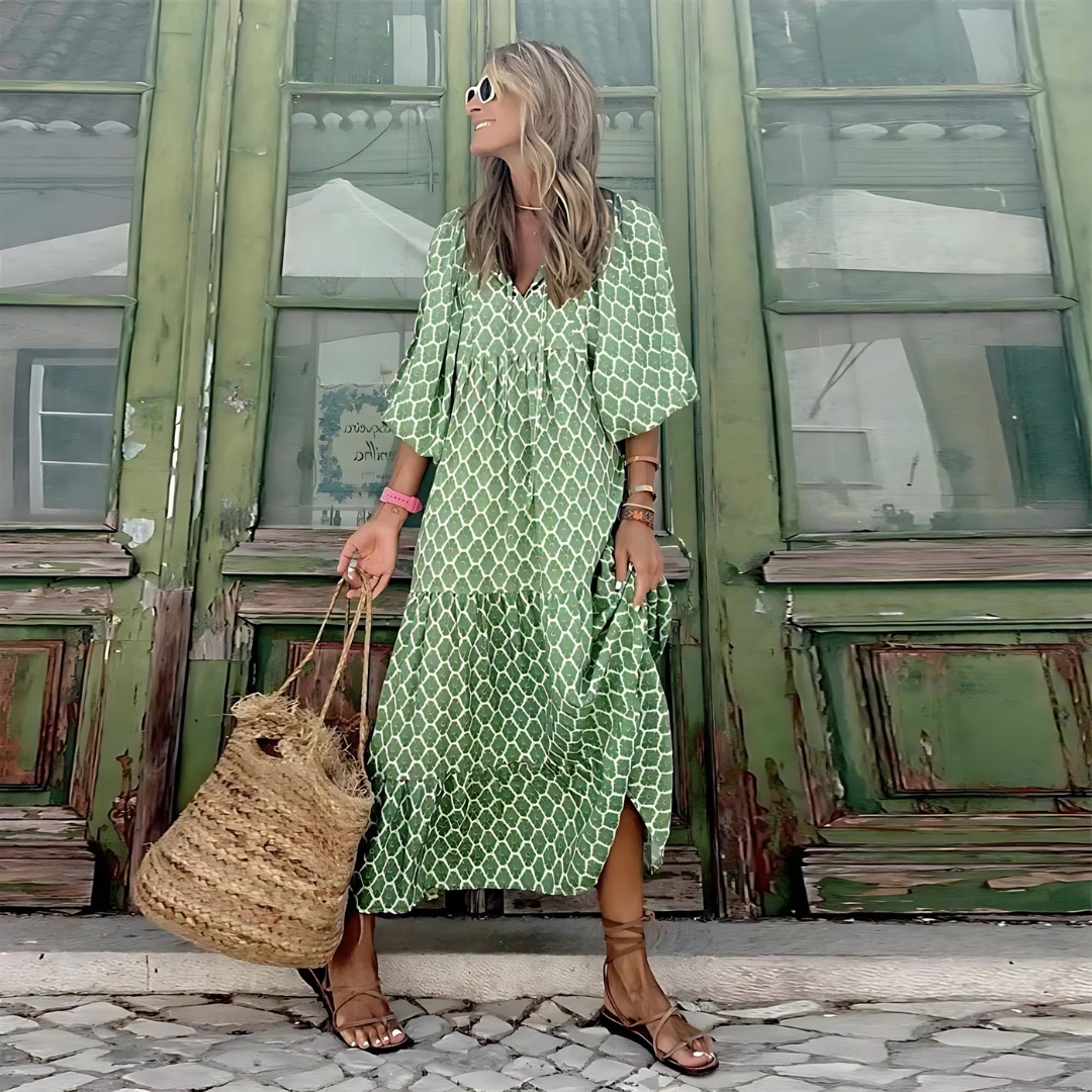 Sarah™ - Boho Chic Maxi Dress