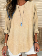 Rhea | Classic Striped Blouse