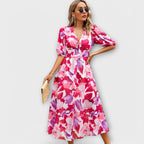 Taina – Maxi Dress with Puff Sleeves