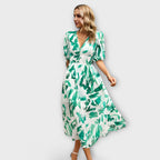 Taina – Maxi Dress with Puff Sleeves