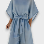 Avelina – Summer Jumpsuit with Waist Belt