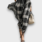 Marcia – Maxi dress with checked design
