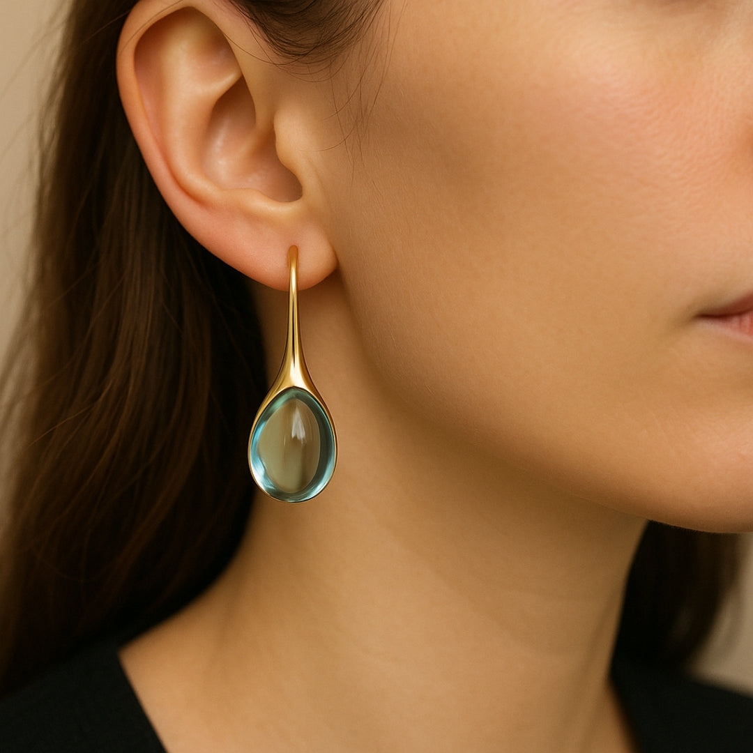 Azure Teardrop Earrings