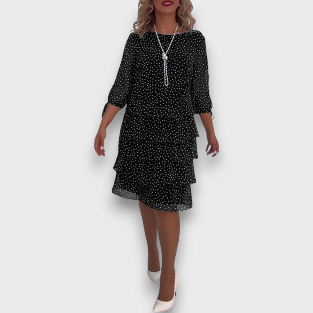 Namira – Polka Dot Ruffle Dress
