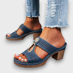 Elvanna – Elegant Summer Shoes with Decorative Detail