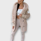 Melora – Plush Hooded Teddy Coat