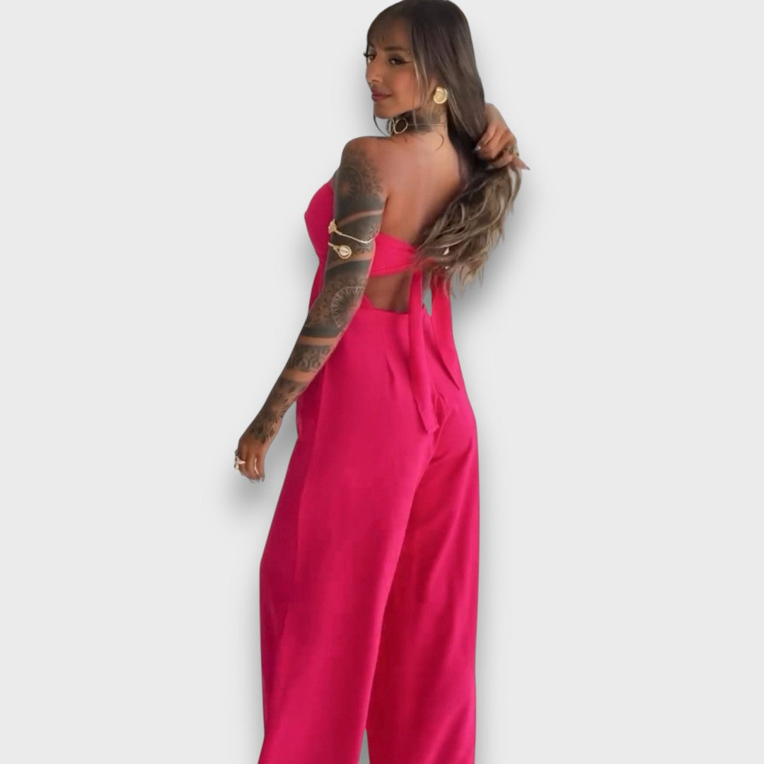 Salome – Jumpsuit with Cut-out and Back Detail