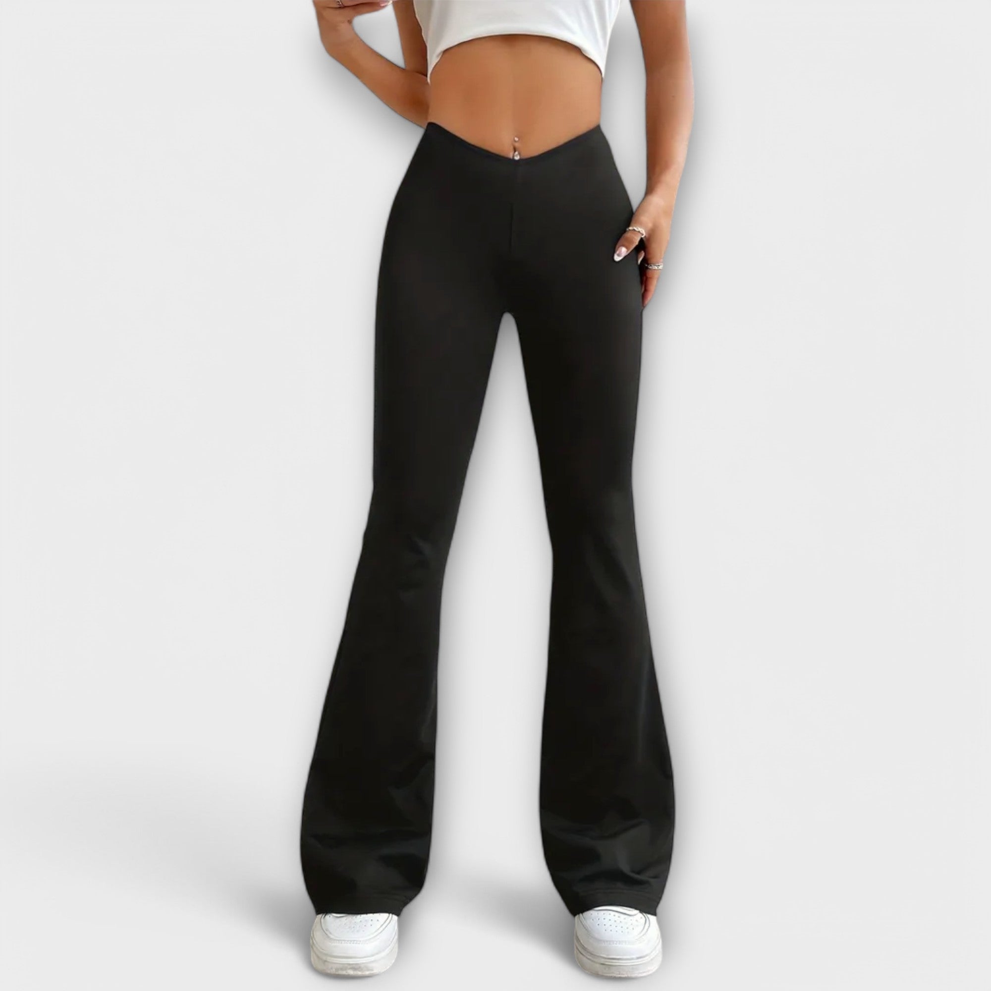 Mareva – Flared Pants with V-Waist