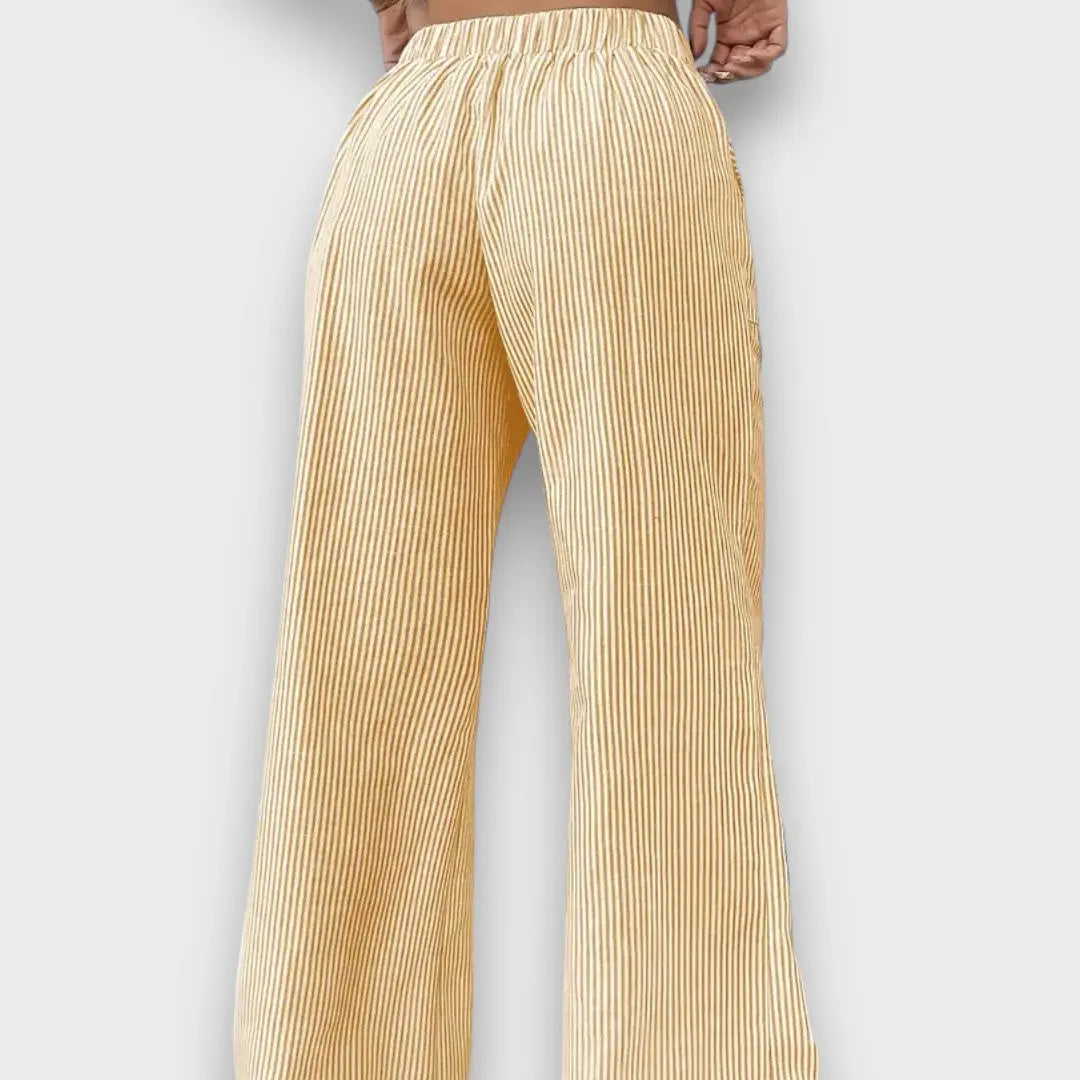 Karina – Trousers with Fine Stripes