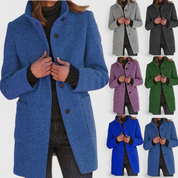 Elena – Classic long coat