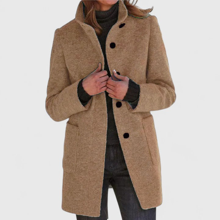Elena – Classic long coat