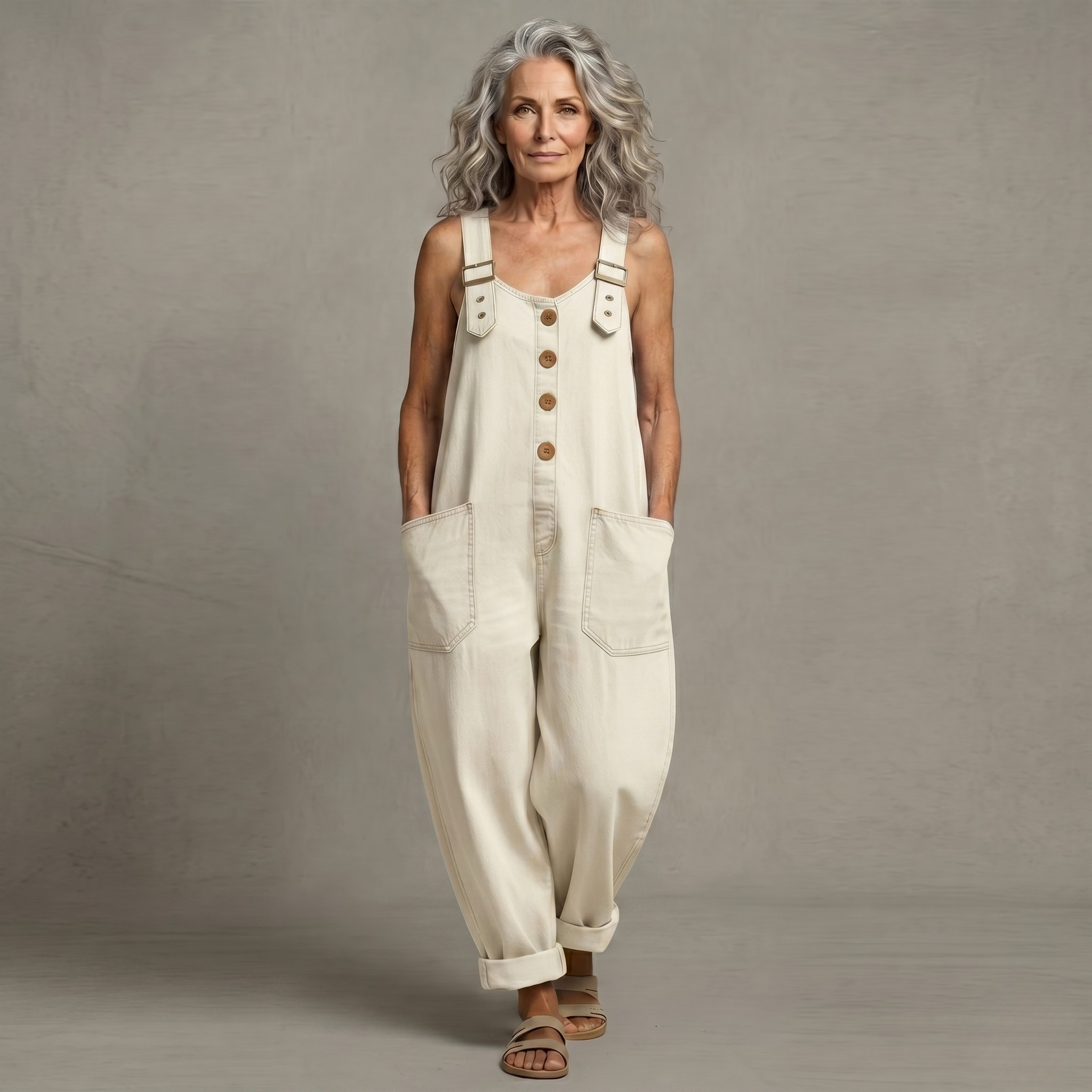 Molly - Women's Denim Jumpsuit