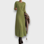 Maricen – Cable-Knit Longline Dress