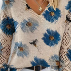 Aurelia – Elegant Sweater with Floral Design