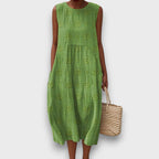 Serava – Embroidered Midi Dress