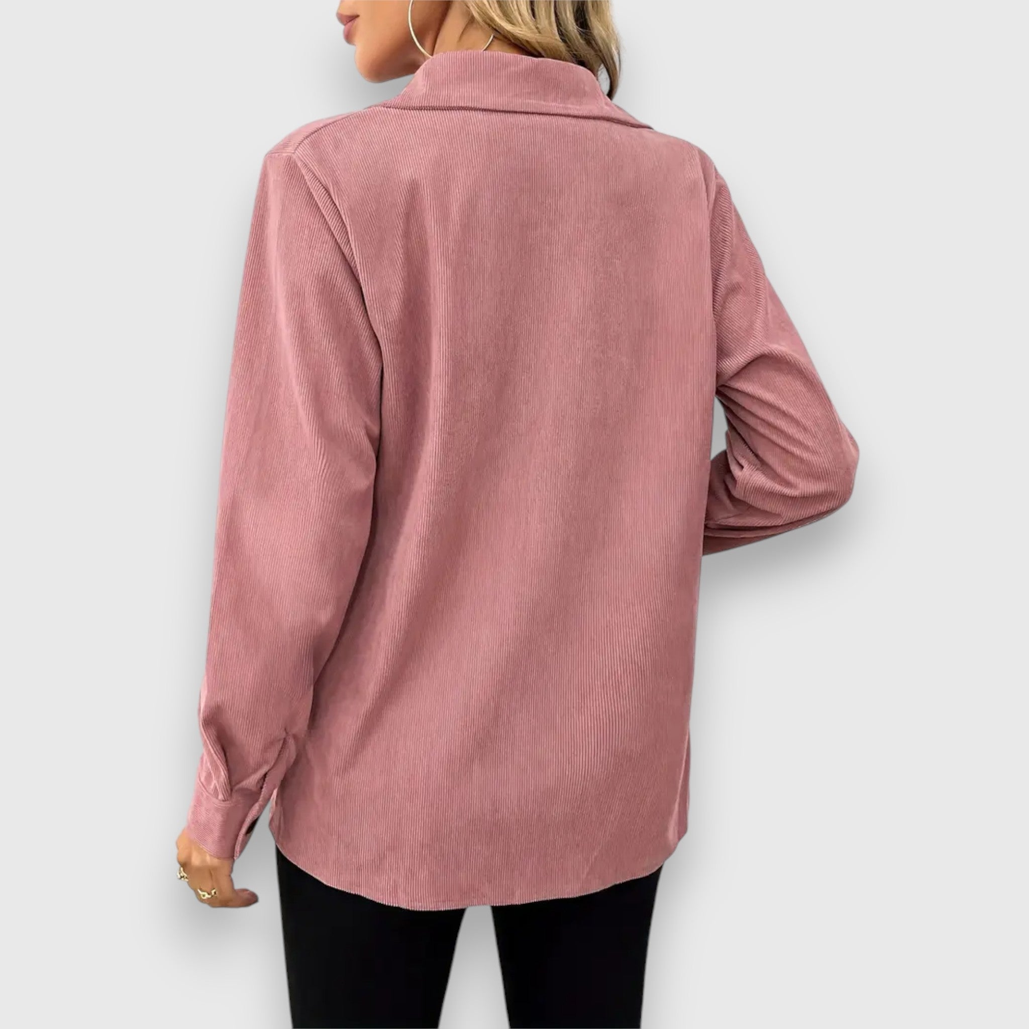 Solsna – Shirt Jacket in Cord Look