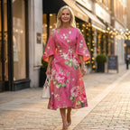 Moxlan | Elegant Floral Dress