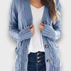 Seliah – Classic cable knit cardigan
