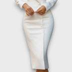 Selenara – Elegant Tailored Midi Dress
