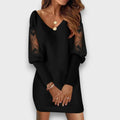 Mana – Lace Sleeve Mini Dress