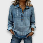 Jenica – Textured Knit with Casual Ease