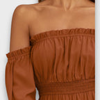 Arvenna – Off Shoulder Tiered Maxi Dress