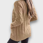 Seliah – Classic cable knit cardigan