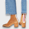 Mirella – Mid-Heel Ankle Boot with Print