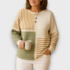 Lirene – Cozy Geometric Knit Top