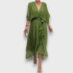 Monica – Airy Dress with V-Neck