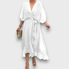 Monica – Airy Dress with V-Neck
